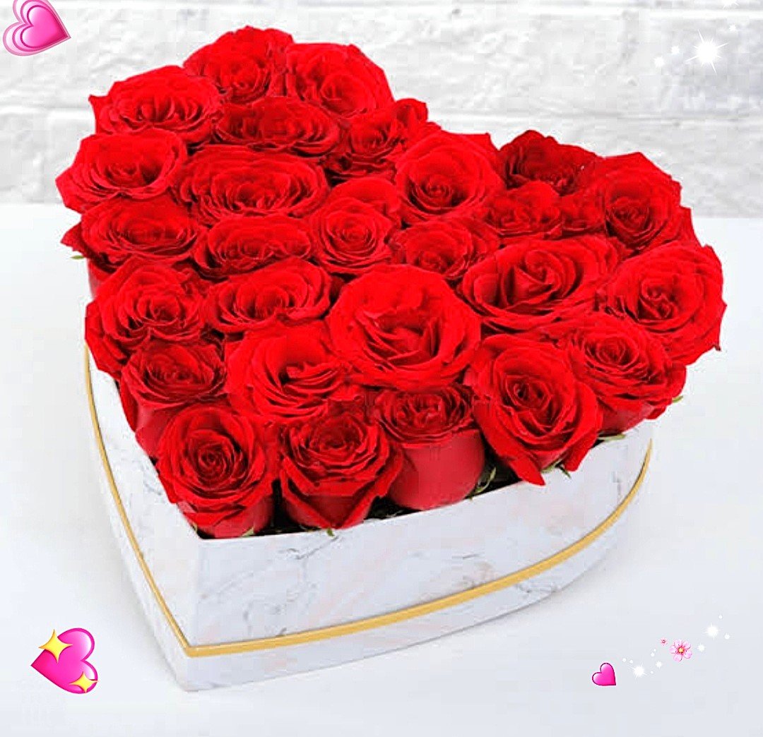 Exotic Red Roses Box